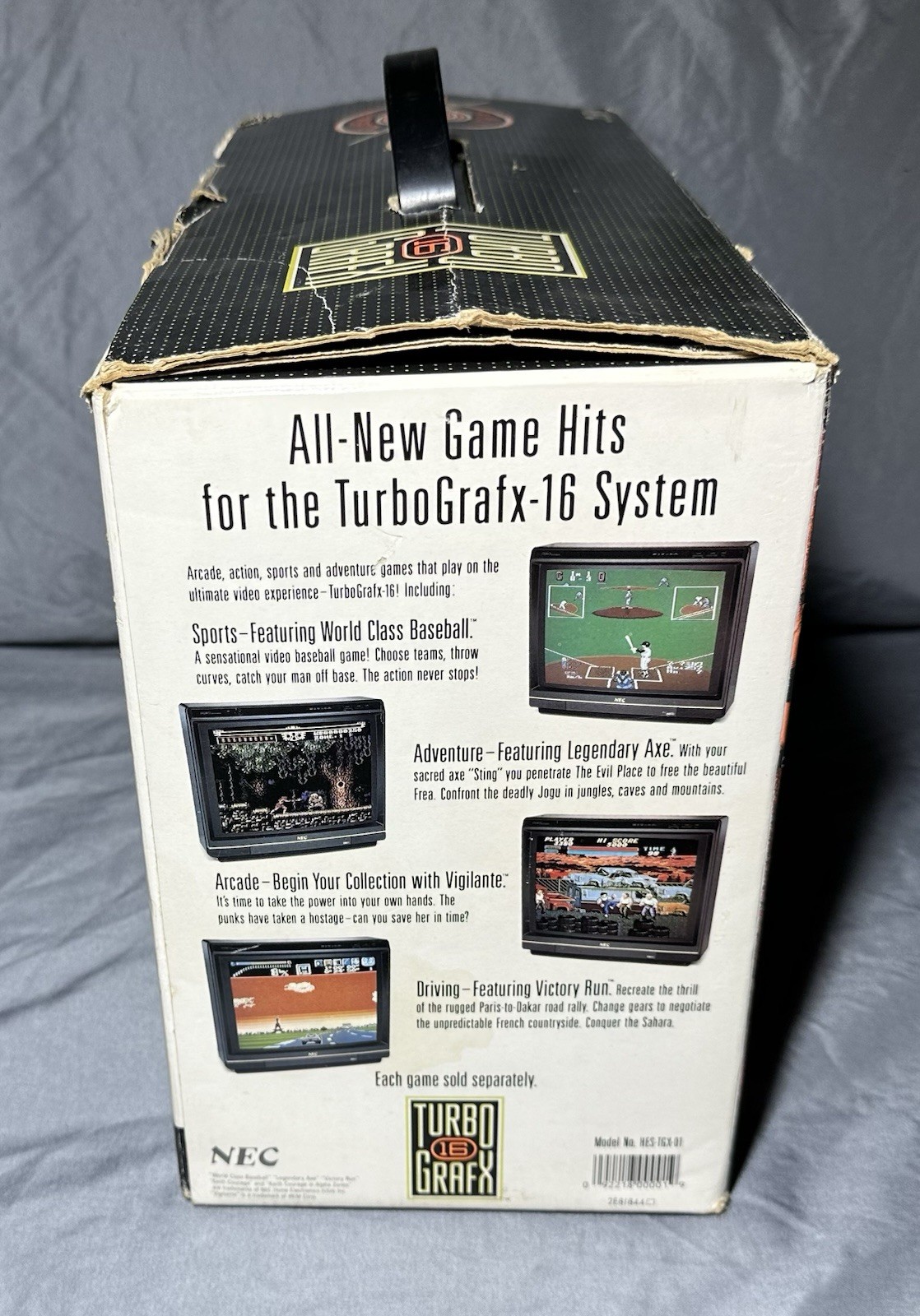 Turbo Grafx 16 Entertainment Supersystem Console NEC