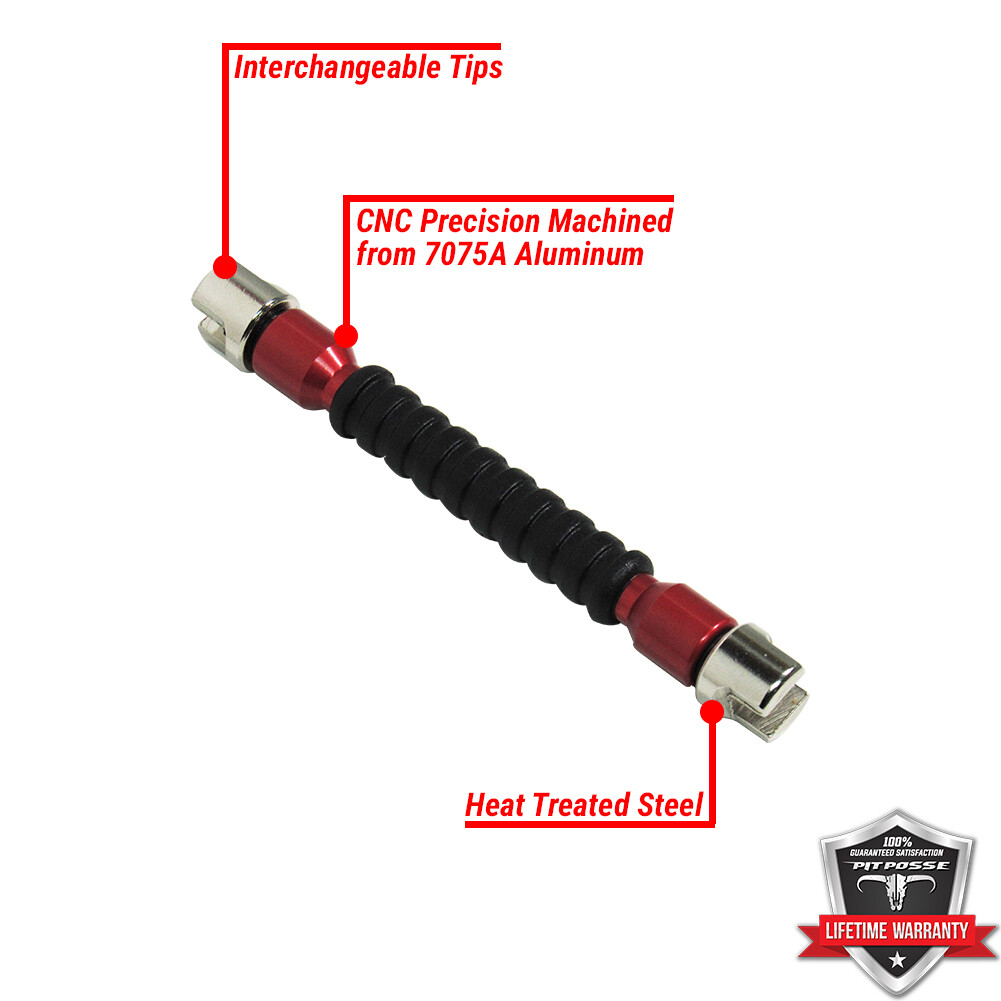 Pit Posse 11 Piece Motorcycle Wheel Spoke Wrench Set Tool