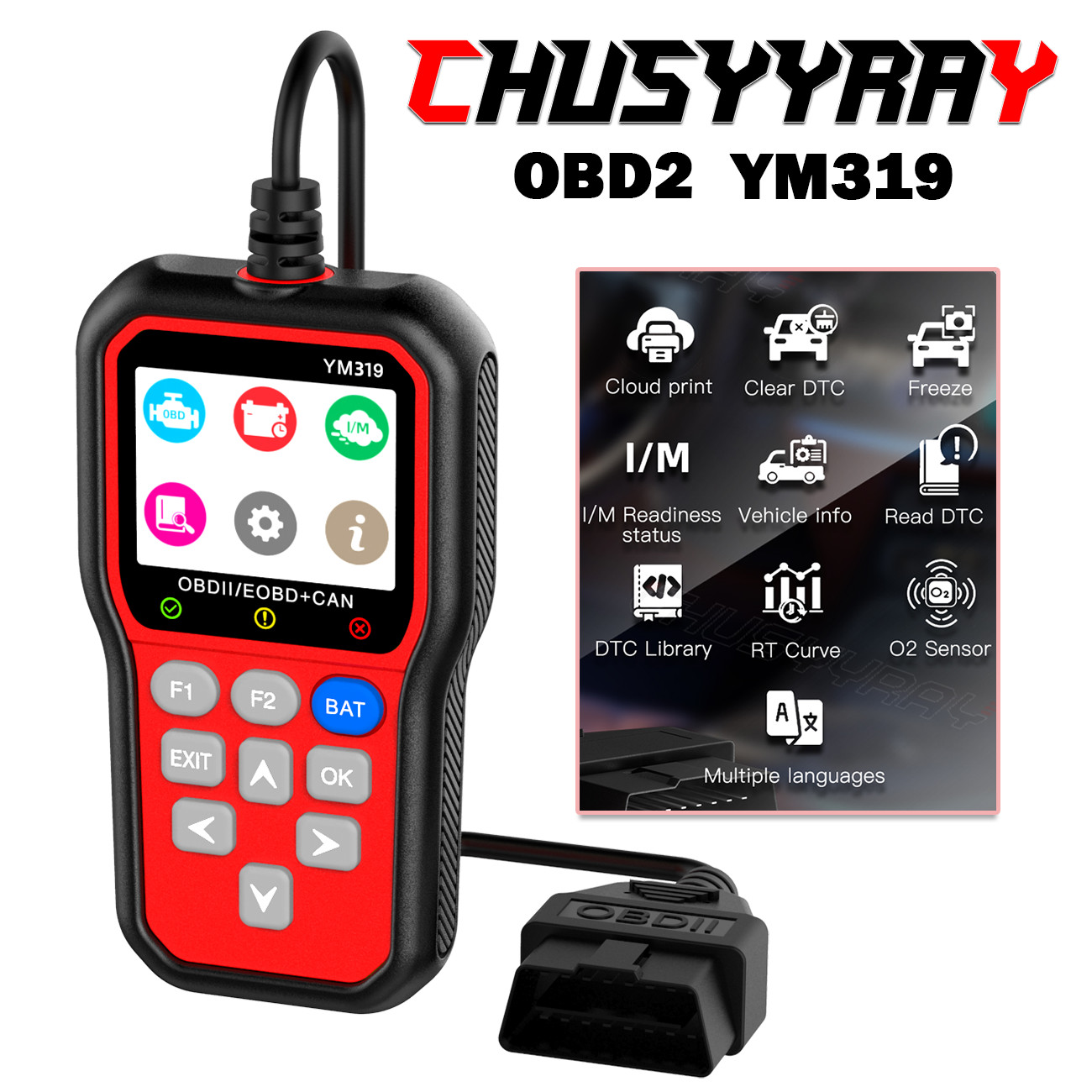 1x For Subaru WRX Handheld Car Diagnostic Scanner Tool Code Reader OBD2