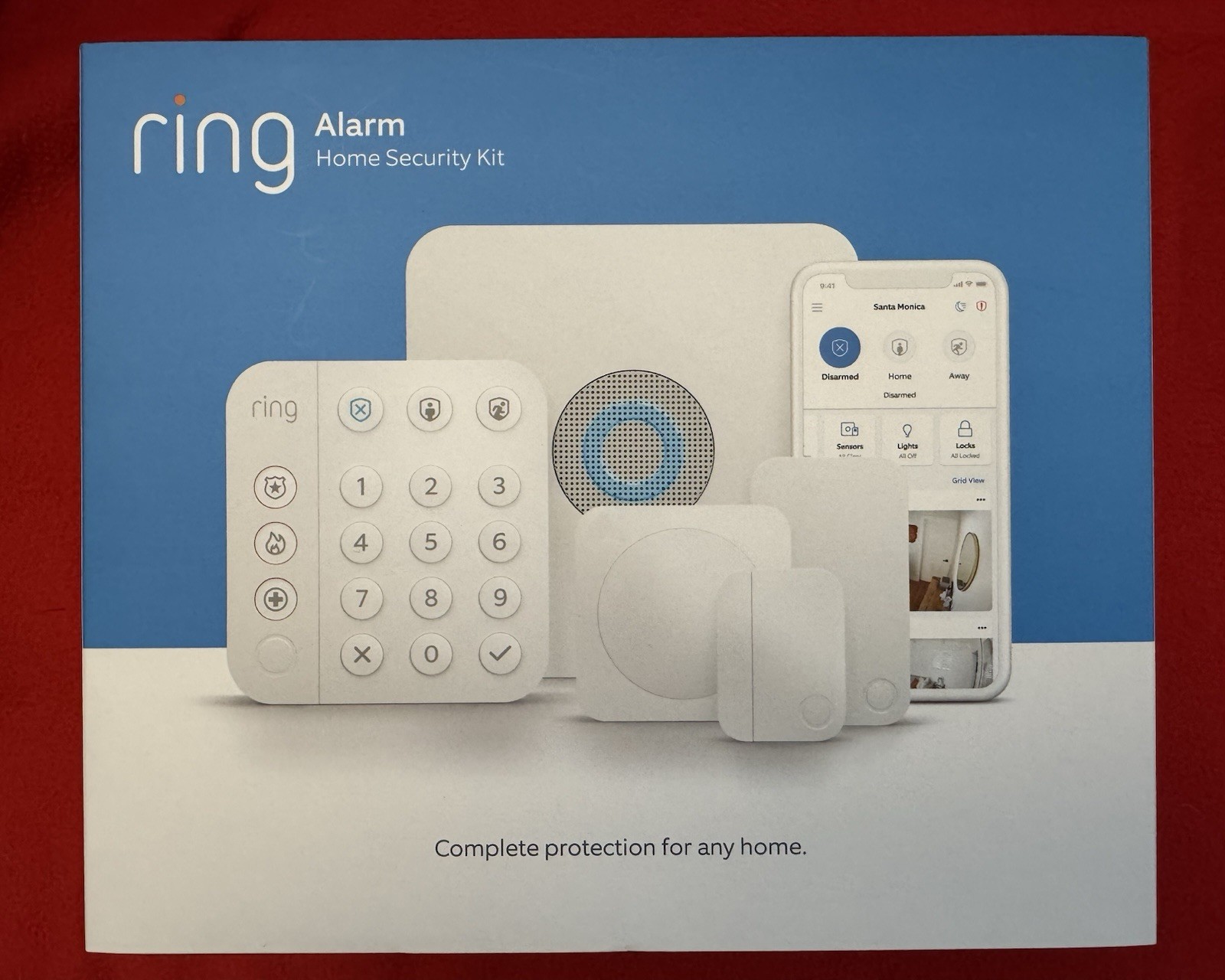 New Ring Home Security 16-Piece Kit, Includes 2 Wired Ring Video Doorbells