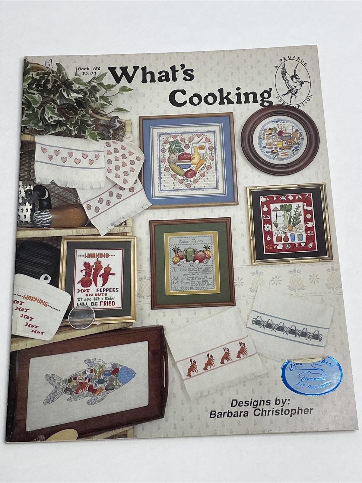 Pegasus Publication What's Cooking Cross Stitch Pattern kitchen