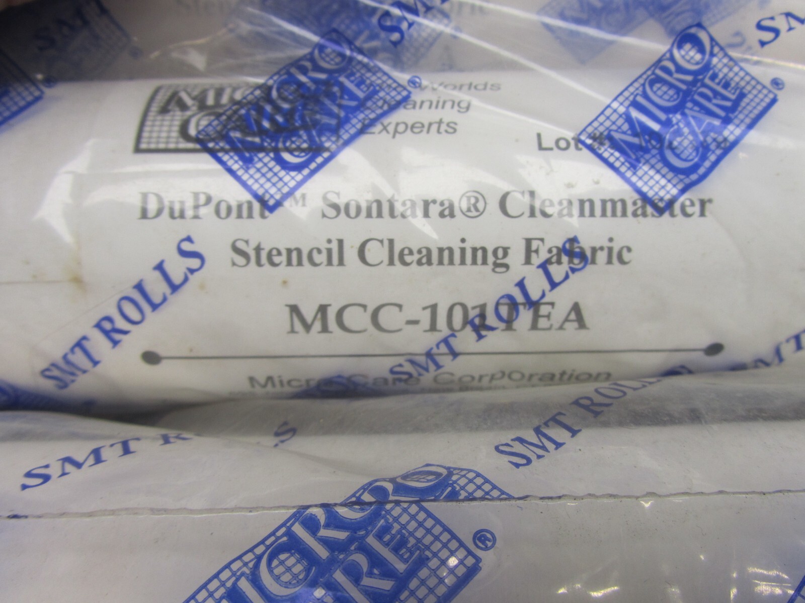 3 ea. MPM SPM MicroCare MCC-101TEA Micro Wipe Stencil Roll, 17" wide