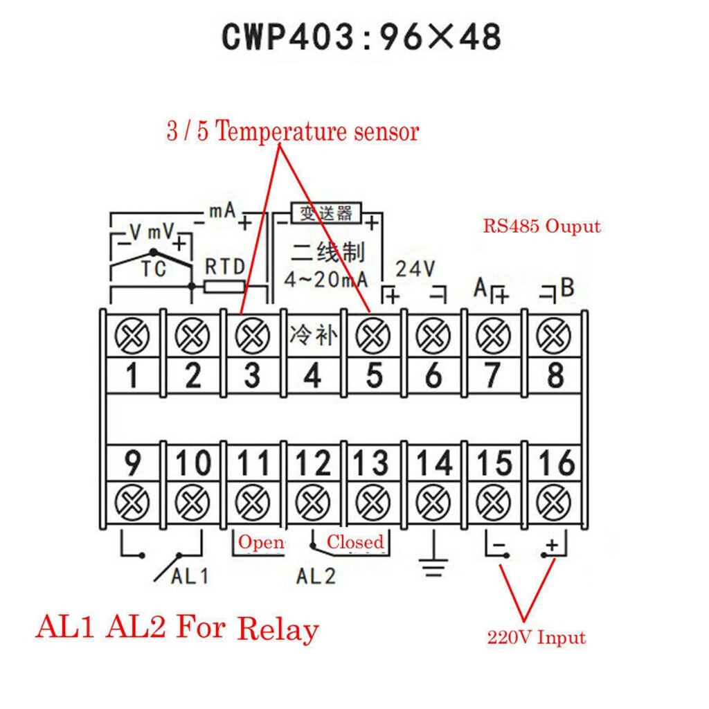 Thermometer Sensor Industrial Online Non-contact Infrared Temperature Controller