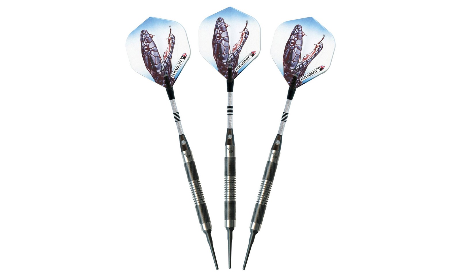 Elkadart Black Mamba Tungsten Soft Tip Darts Thin Barrel 14 Grams