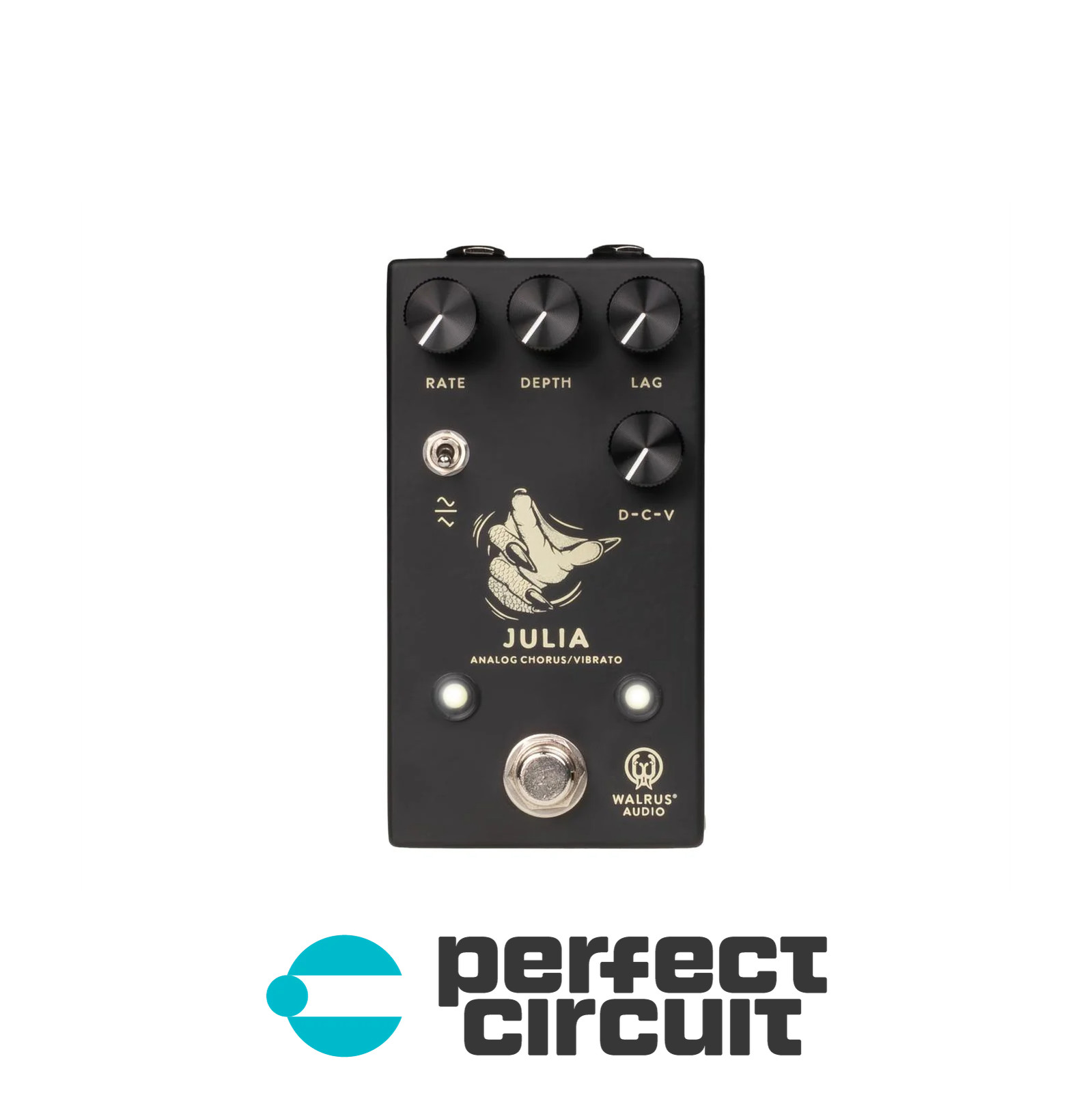 Walrus Audio Julia V2 Analog Chorus Pedal (Black) EFFECTS NEW PERFECT CIRCUIT