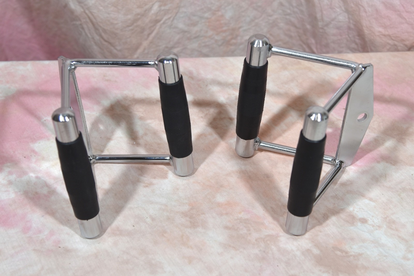 2-Double D Row Handle Cable Attachment for Weight Workout Home Gym