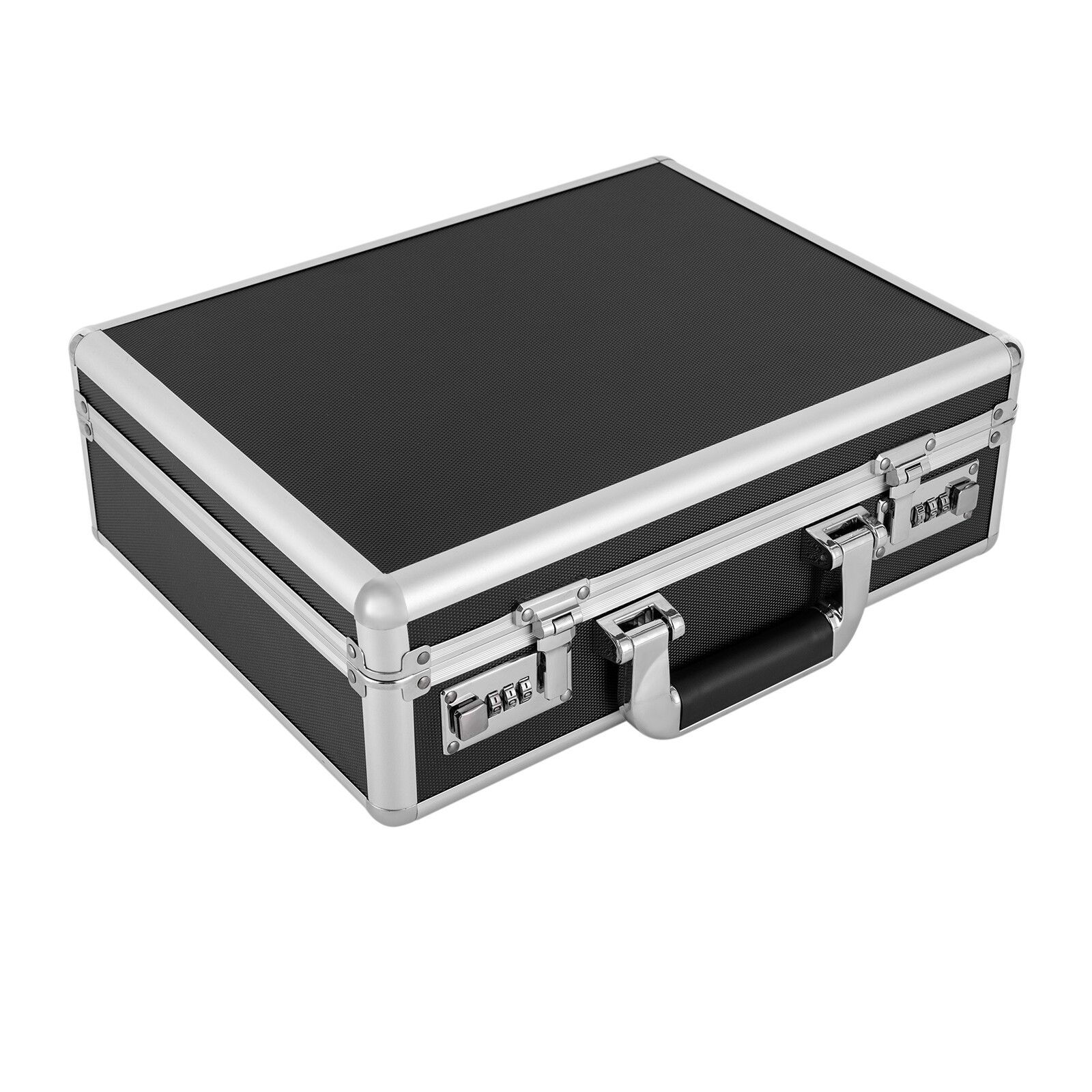 18 Slots Locking Display Briefcase Watches Collectors Display Storage Watch Box