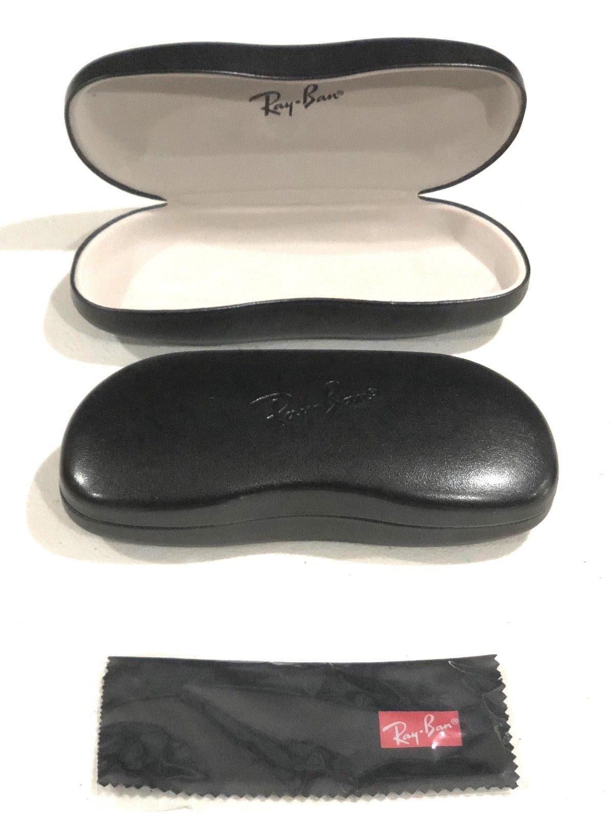 Ray Ban Hard Cell  Eyeglasses Case and Cloth Rayban Optical