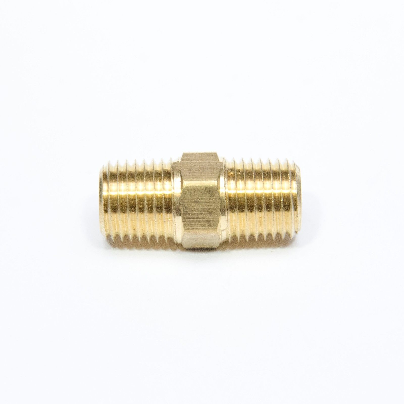 B-5404-02-02 Brass Pipe Nipple 1/8" Male NPT X 1/8" Male NPT  Fitting