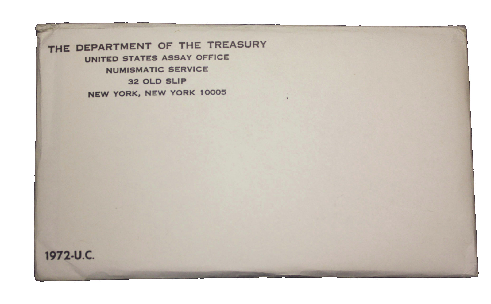 1972 US Uncirculated Mint Set |  11 Coins in Sealed Cello | With Envelope
