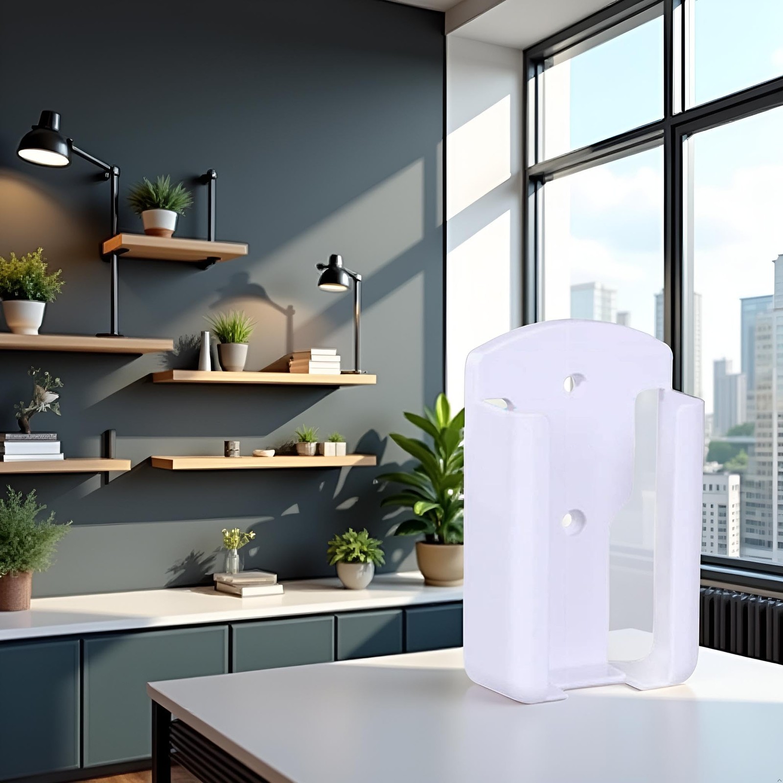 White Air Conditioning Controller Stand,Remote Control Holder Rack,Organizer ...