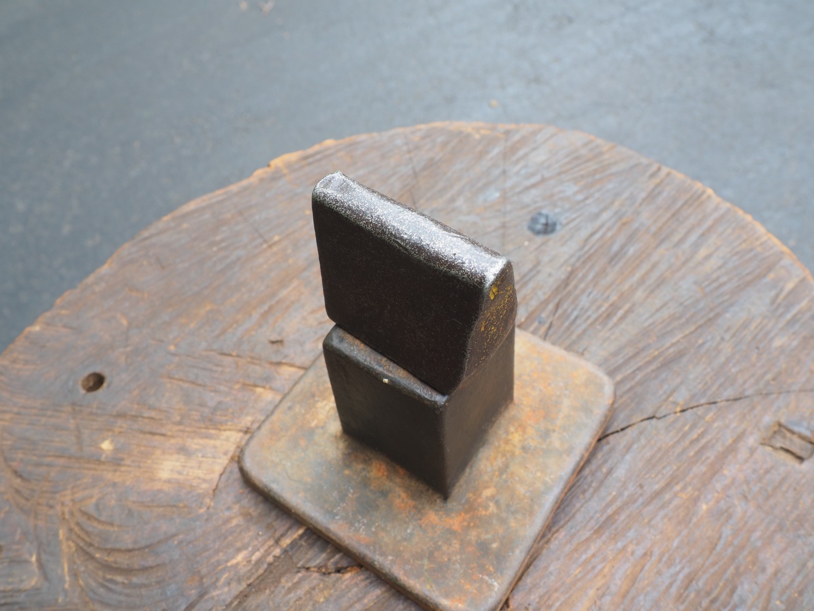 CLEAN 1/2" BOTTOM FULLER 1" HARDY BLACKSMITH ANVIL FORGE BLADESMITH CREASING OLD
