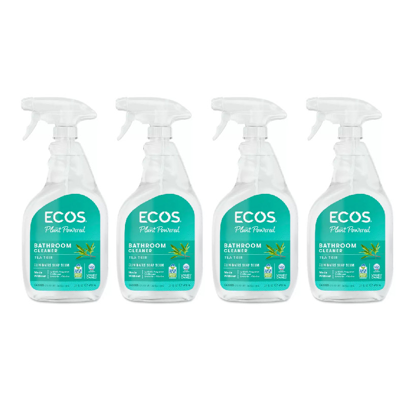 ECOS Bathroom Cleaner Tea Tree 22 fl oz (Pack of 4)