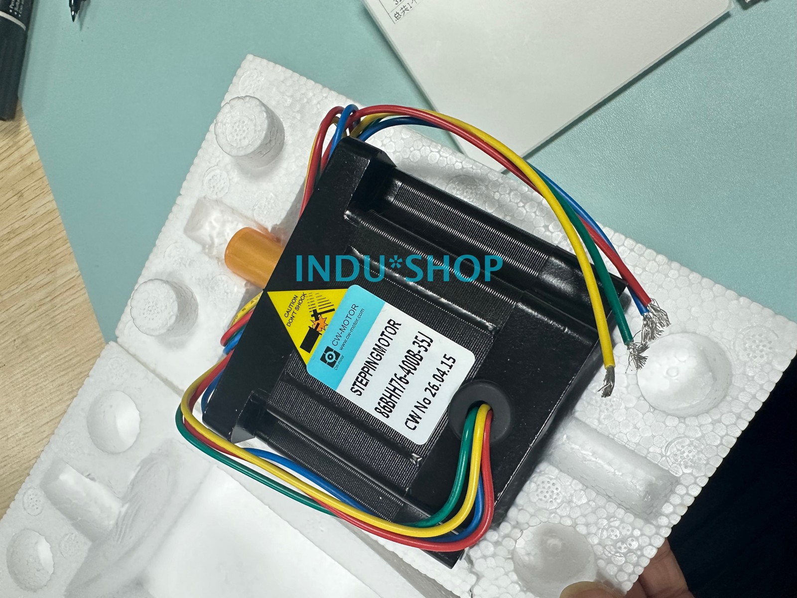 for 86BHH76-400B-35J 2-Ph Stepper Motor 86BYGH450A-06-05J Shaft 14mm with Slot