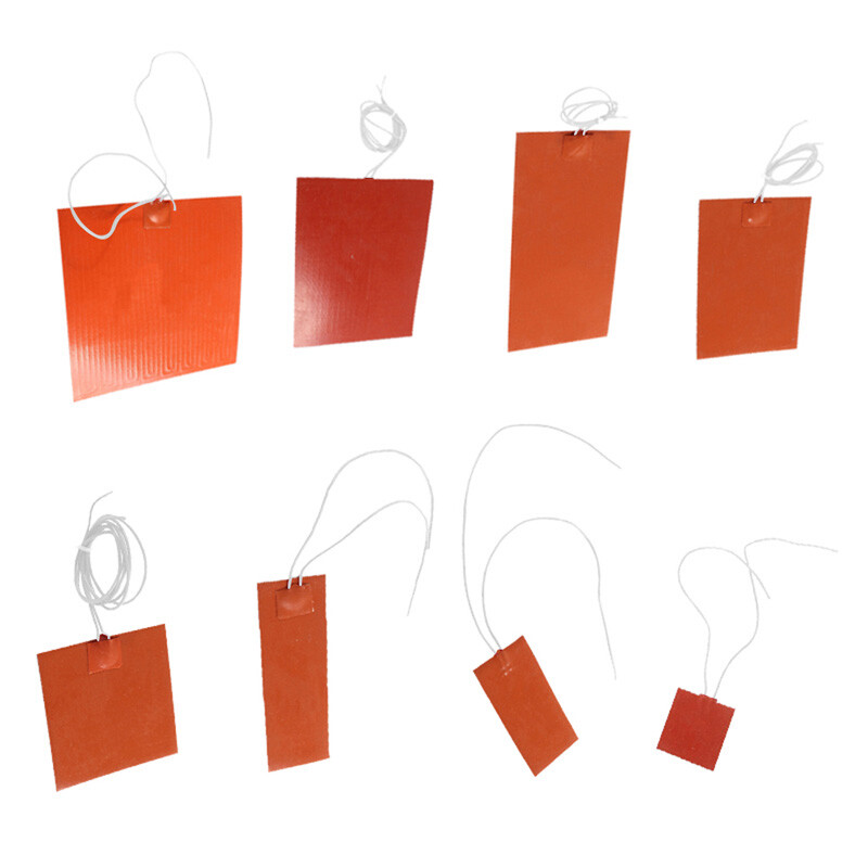 Flexible Heater Plate Heating Film Silicone Electric Heater Pad 5V/12V/24V/220V