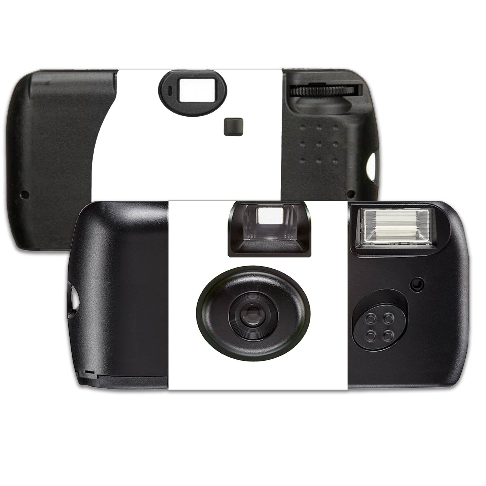 10 White Label Single Use Disposable Cameras-can be, SL56001-10pk