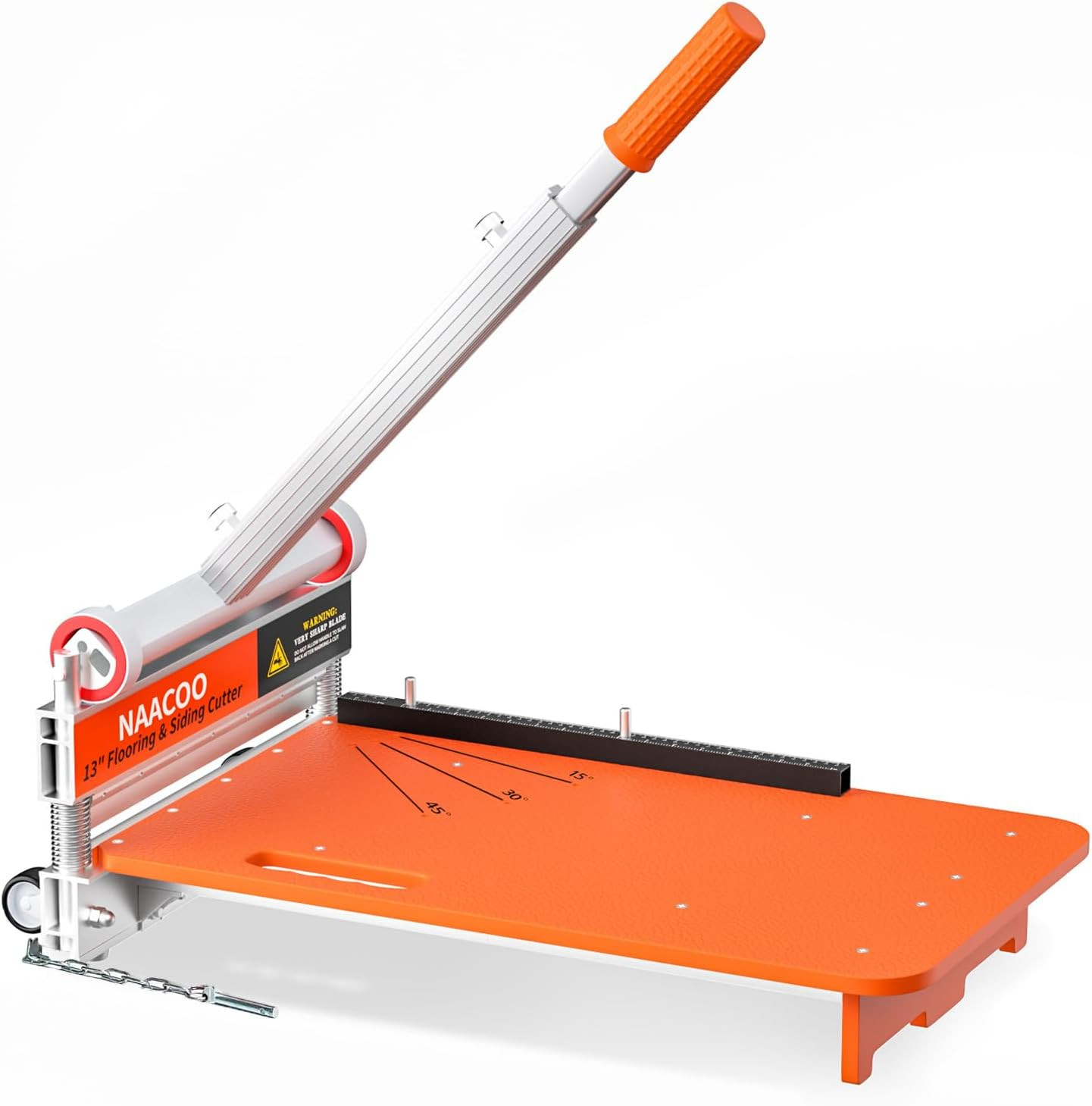 NAACOO Heavy Duty Laminate/Vinyl Floor Cutter, 13” Vinyl Plank Cutter with Wheel