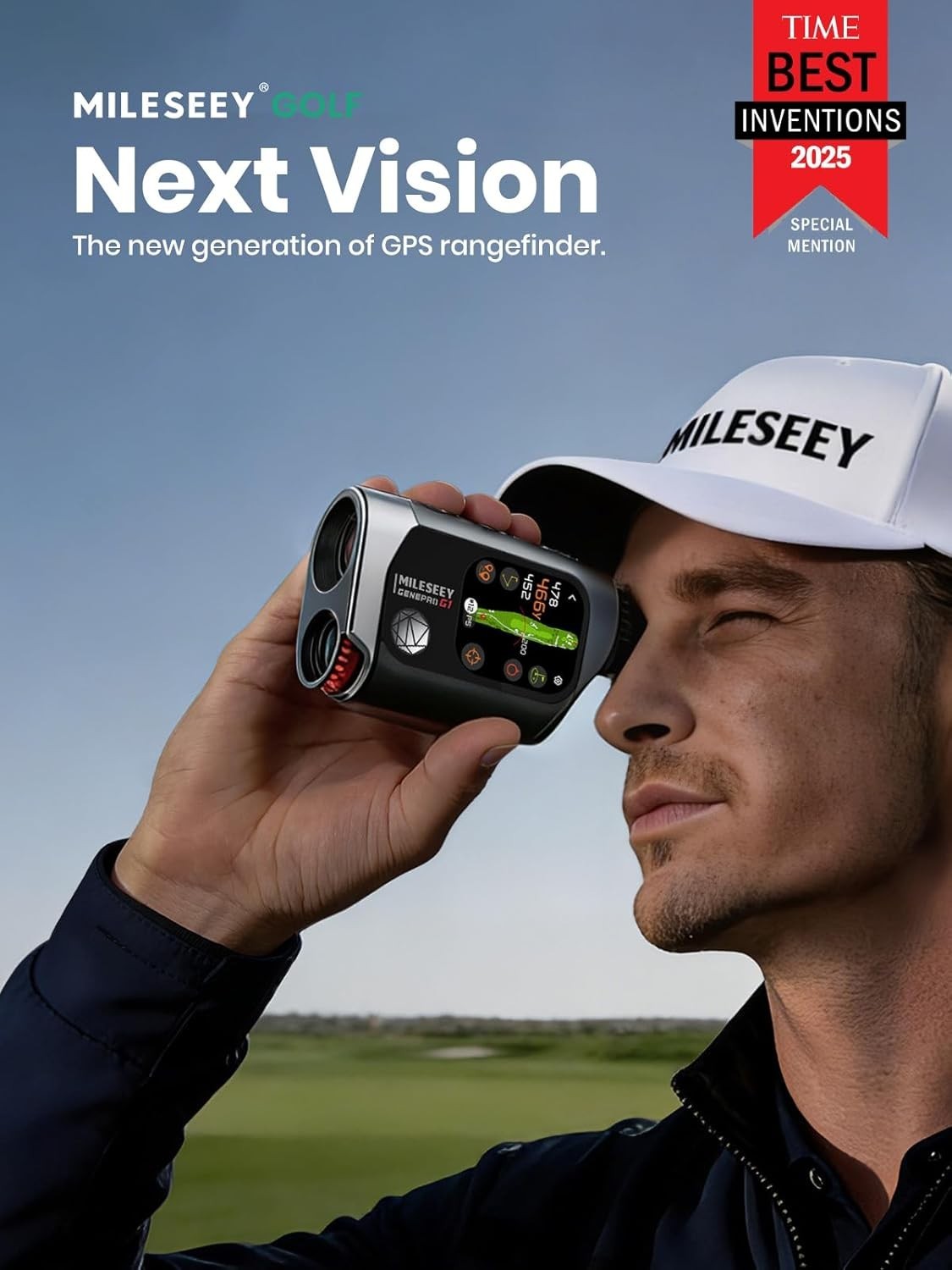 GenePro G1 Touchscreen & GPS Rangefinder with Slope, 43000+ Preloaded Courses, 1