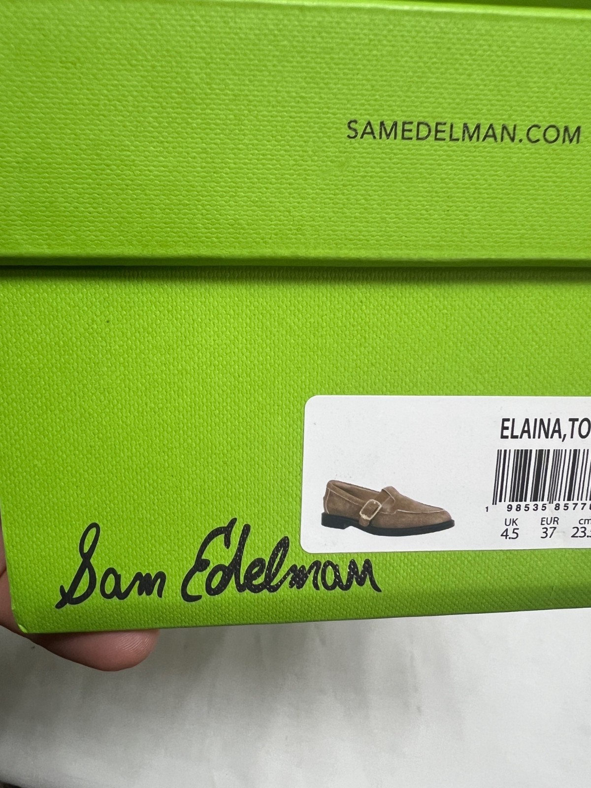 Sam Edelman Elaina T-Strap Buckle Loafer, Light Terra Toffee