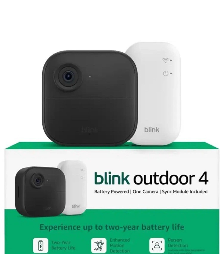 BLINK OUTDOOR 4 Wireless Smart Security Camera (1-Cam, Sync Module Core)