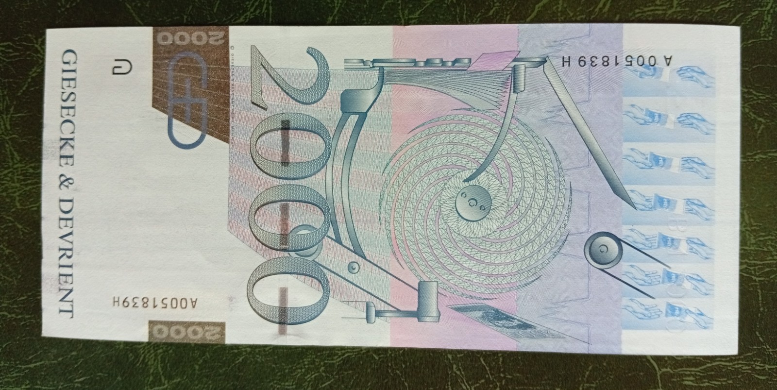 GERMANY Test Banknotes, Giesecke & Devrient 2000