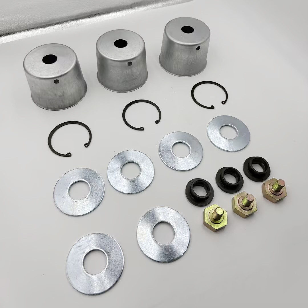 QTY 3 K5647-34312 34310 34350 DECK BLADE BOLTS W/DUST COVER CAP B