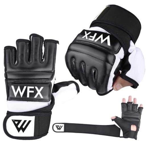 Punch Bag Boxing Gloves Karate Mitts MMA Body Combat Taekwondo Medium Black