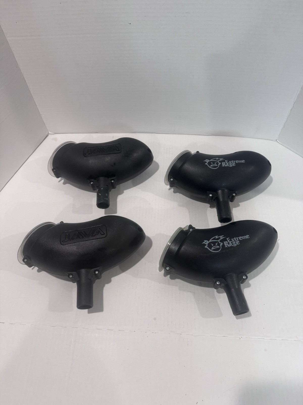 Gravity Feed Paintball Hopper Lot 200 Round Extreme Rage Java