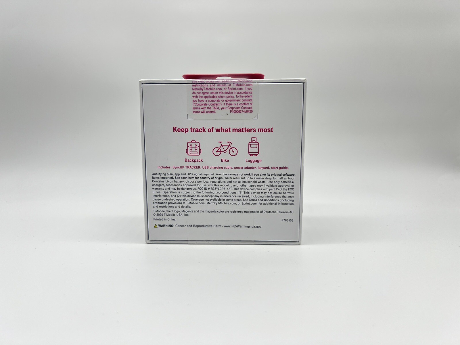 T-Mobile SyncUP Tracker 128MB, GPS Tracker Gray Kit