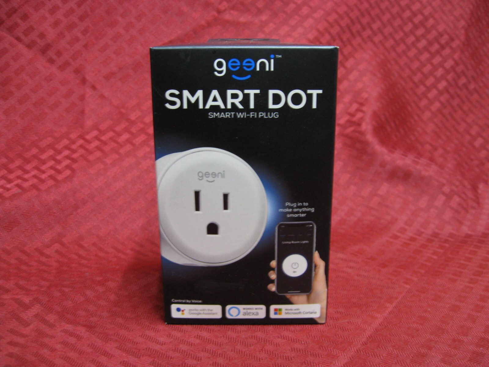 Geeni Smart Dot WiFi Plug Indoor Smartphone Control No Hub Required Share Access