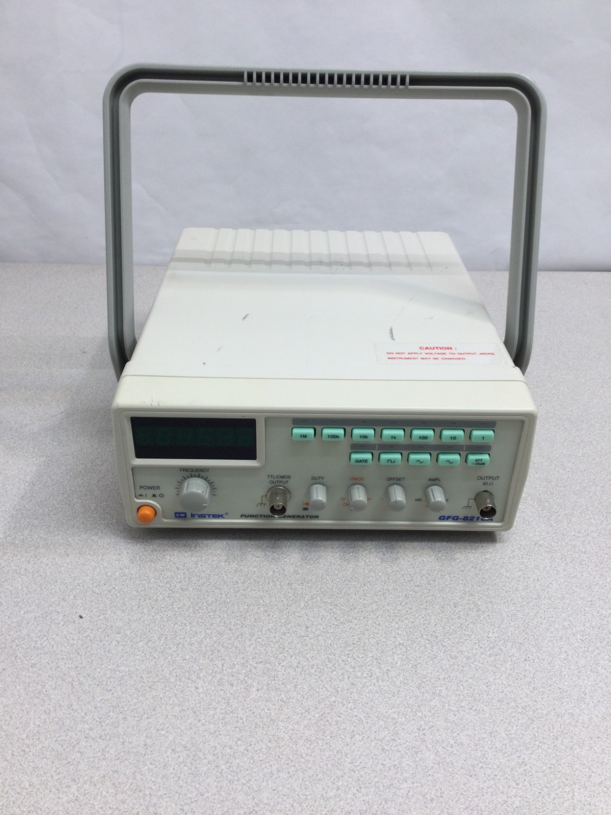 **AS-IS**POWER ON, NON-TESTED  GW Instek GFG-8216A Function Generator
