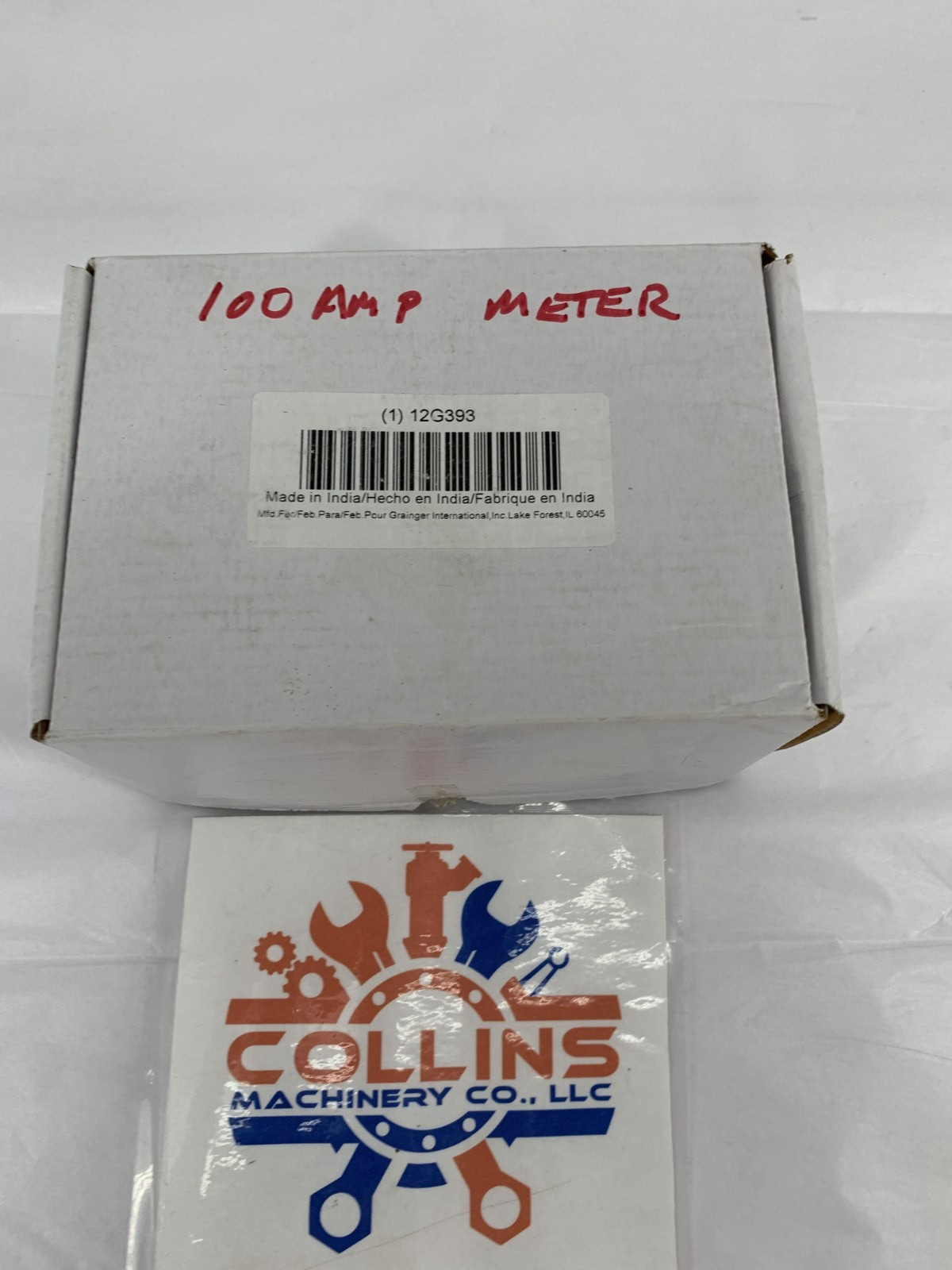 12G393 Industrial Analog Panel Meter AC Current 0-100 Amperes