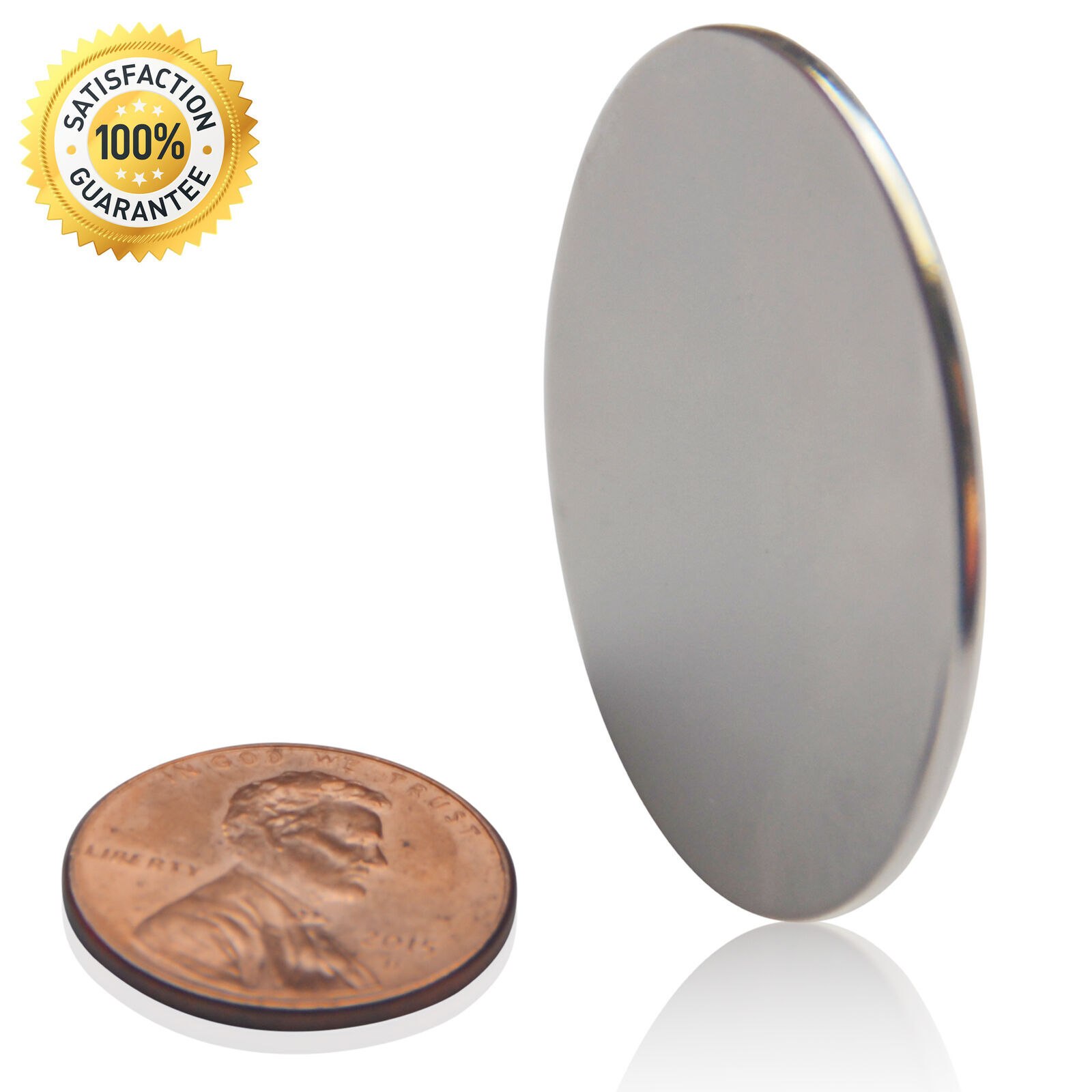 N45 38mm x1.5mm 1.5"x1/16" Super Strong Disc Rare Earth Neodymium Magnets 12pc