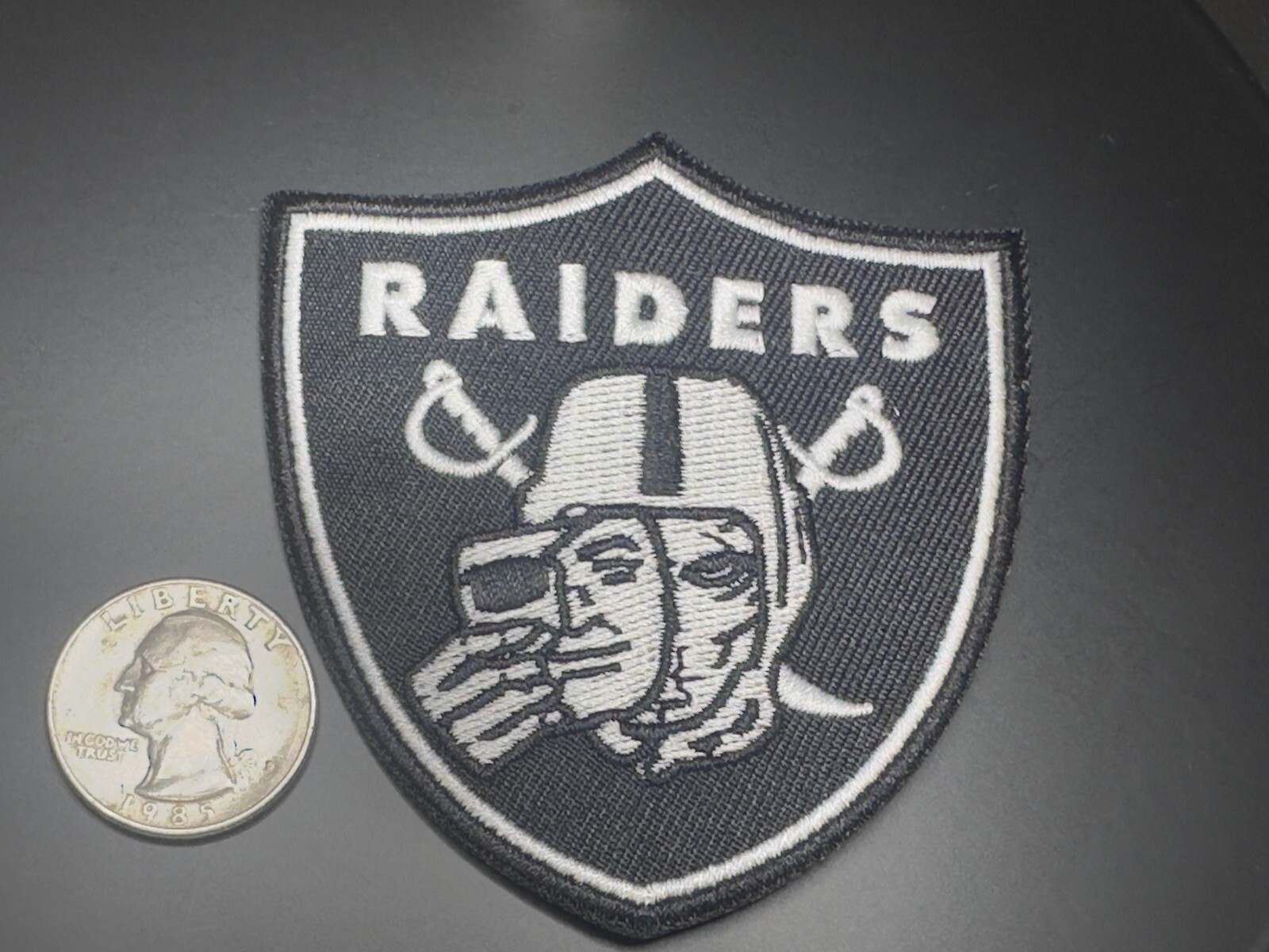 Oakland Raiders Iron On Patch
