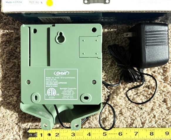 Orbit 28956 Sprinkler Timer 6 Station 2 Program Indoor Easy Dial System READ