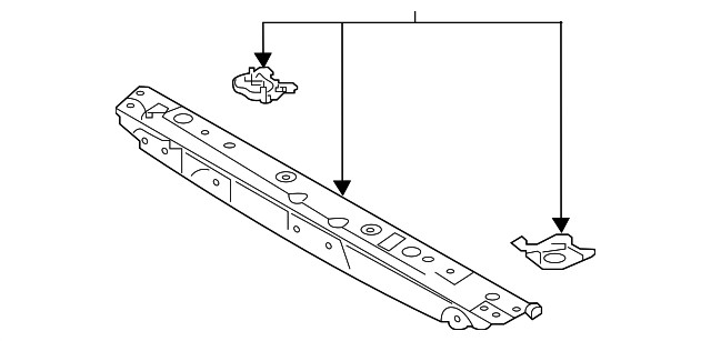 Genuine Subaru Upper Tie Bar 53029FL01A9P