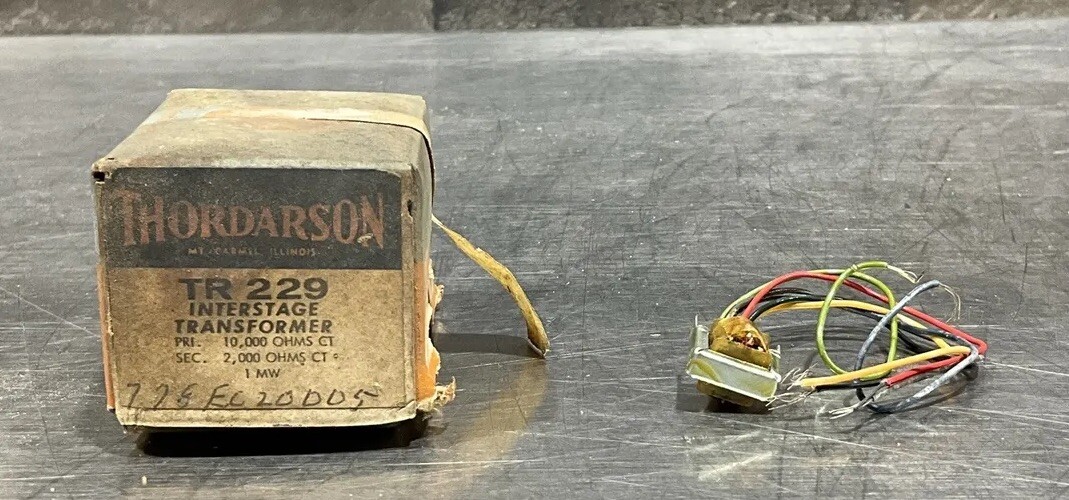 Thordarson Tr 229 Interstate Transformer  Nos Surplus