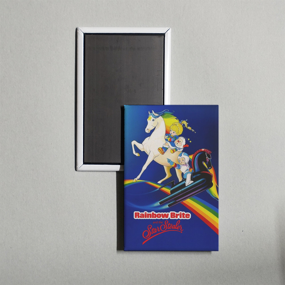 Rainbow Brite and the Star Stealer Mini Movie Poster Fridge Locker Magnet