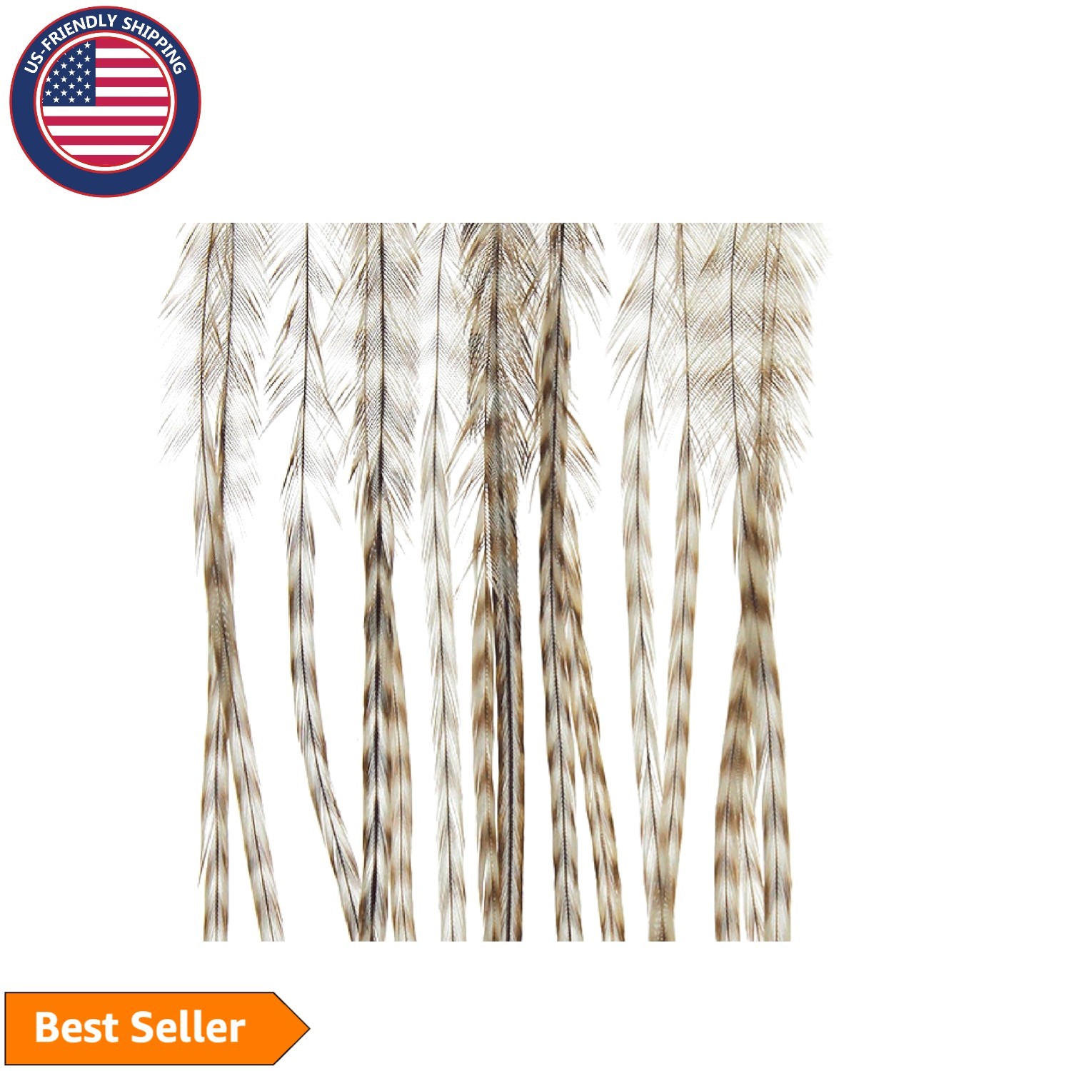 Whiting Farms 100 Packet of Genetic Hackle - Ideal for Small Flies & Patterns