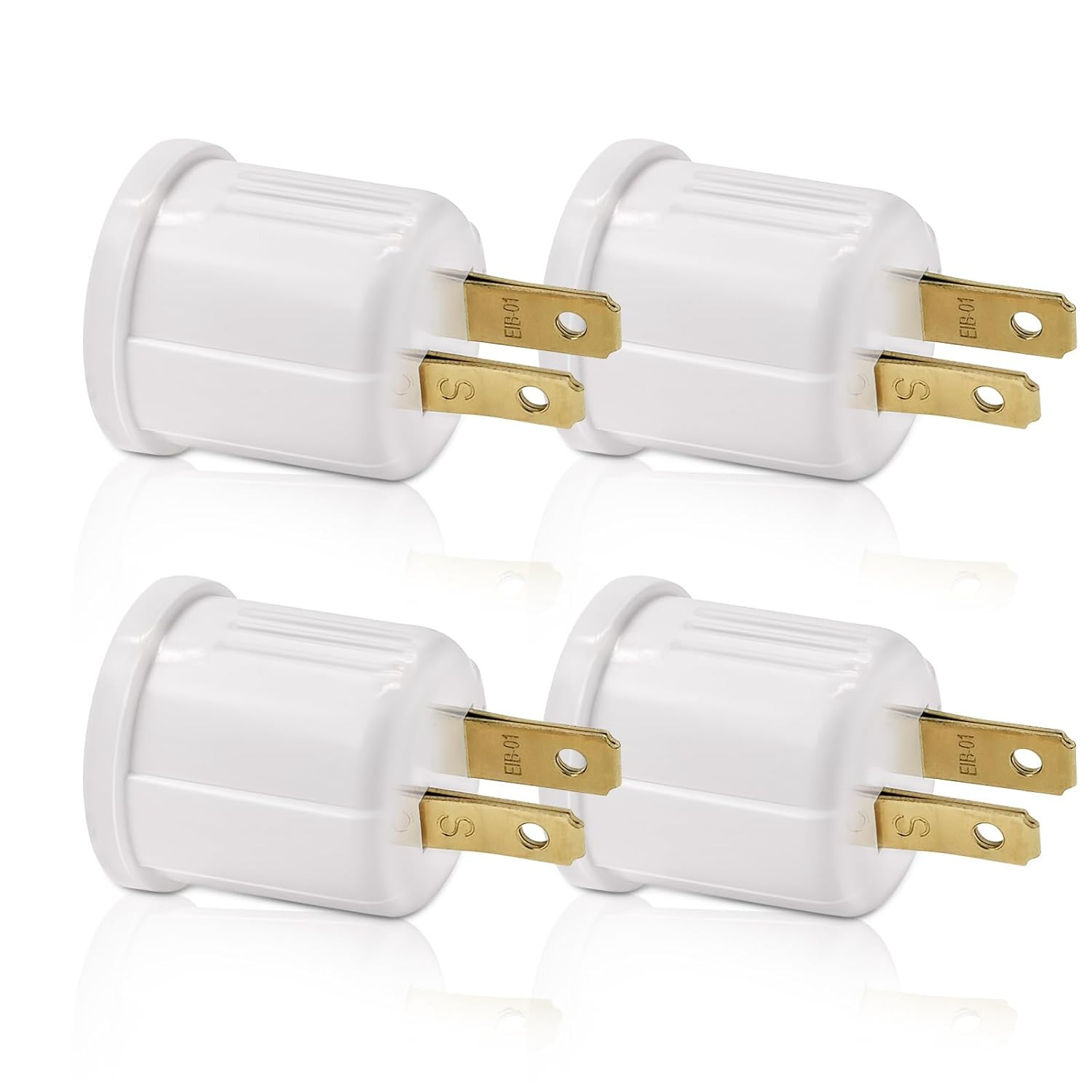 Outlet to Socket Adapter, Plug-In Light Socket, Convert Outlet to Light Bulb Soc