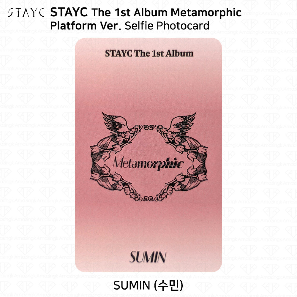 StayC The 1st Album Metamorphic Platform Ver Official Selfie Photocard QR Card