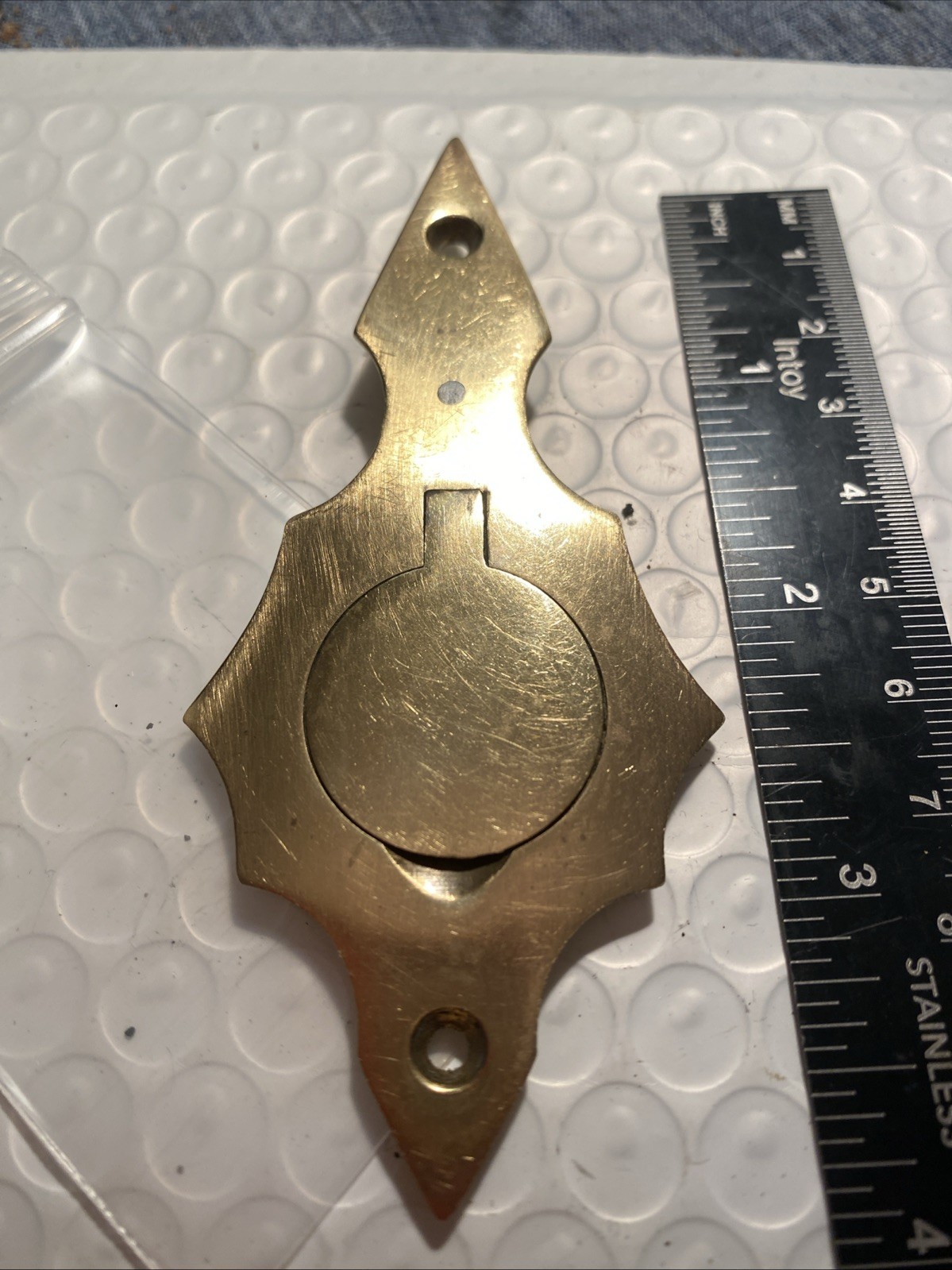 Brass Patch box For Muzzleloader