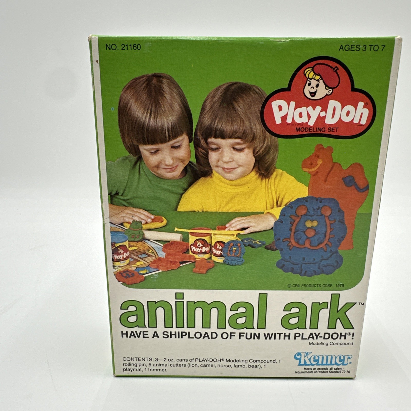 Play-Doh Vintage Kenner Animal Ark Set Sealed Box Original Kenner Mint!
