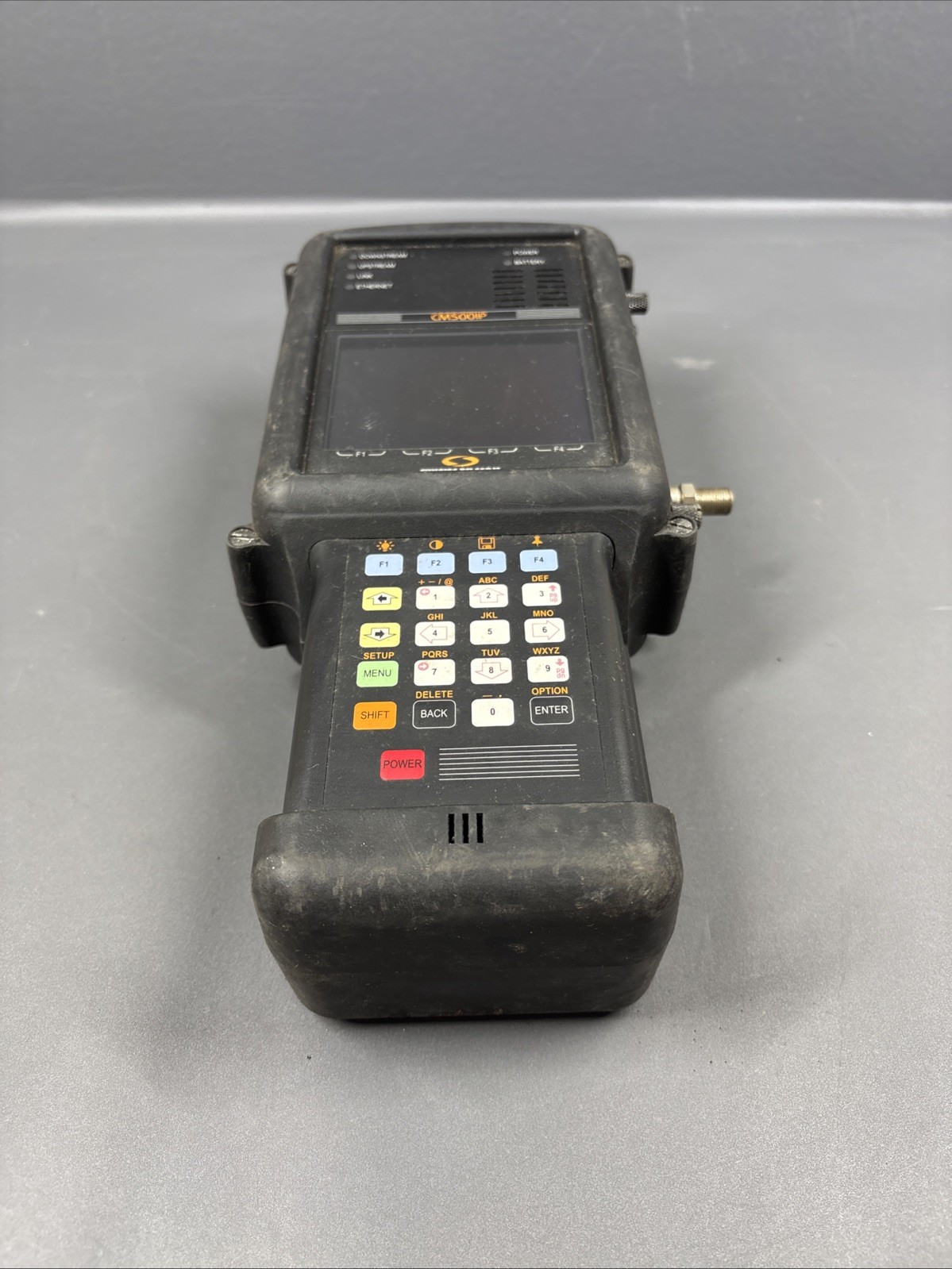 CM500IP SUNRISE TELECOM COAX CABLE TESTER & CABLE MODEM NETWORK ANALYZER