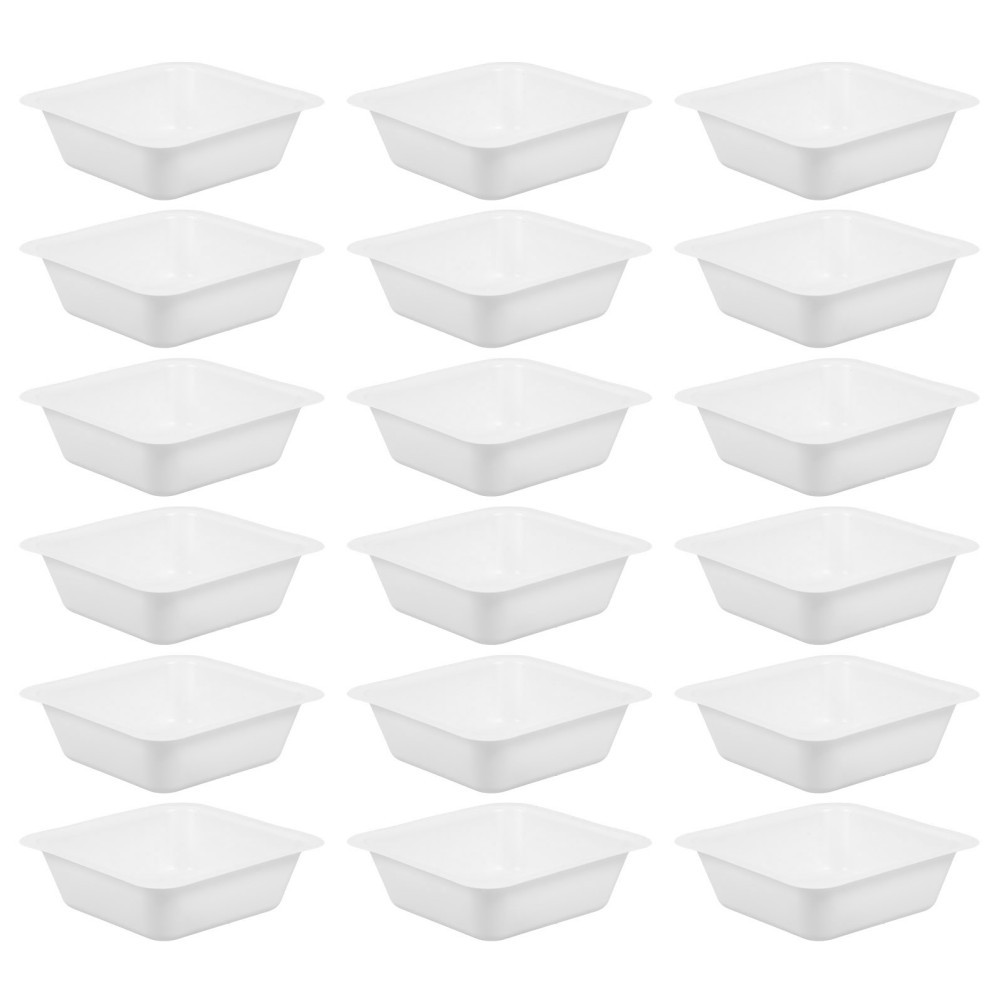 20 Pcs Measuring Weigh Boat Lab Plastic Boats Sample Weighing Trays