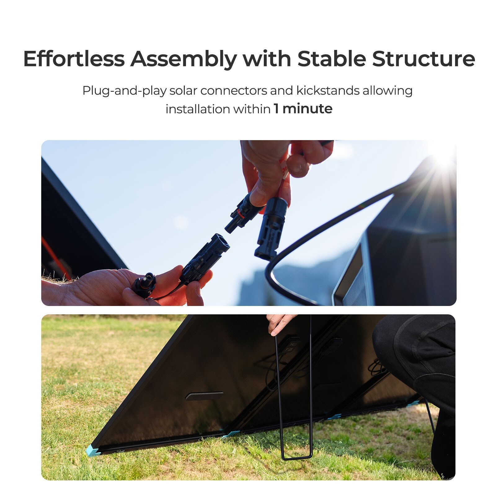Renogy 300W Solar Panel Suitcase N-Type Portable Foldable Certified Refurbished