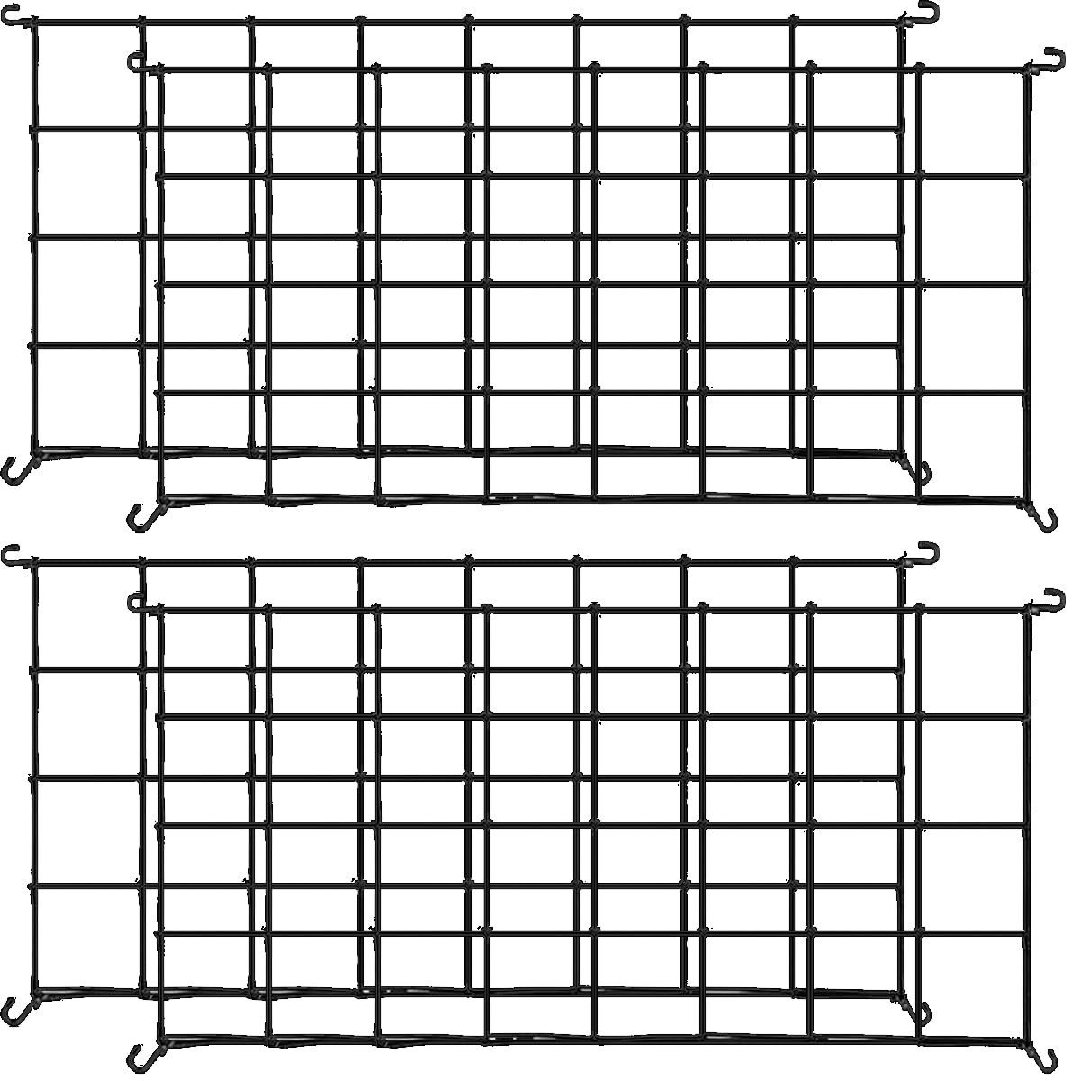 Voittozege 4 Pack Trellis Net for Grow Tent 2 x 4Ft Heavy-Duty Elastic Black