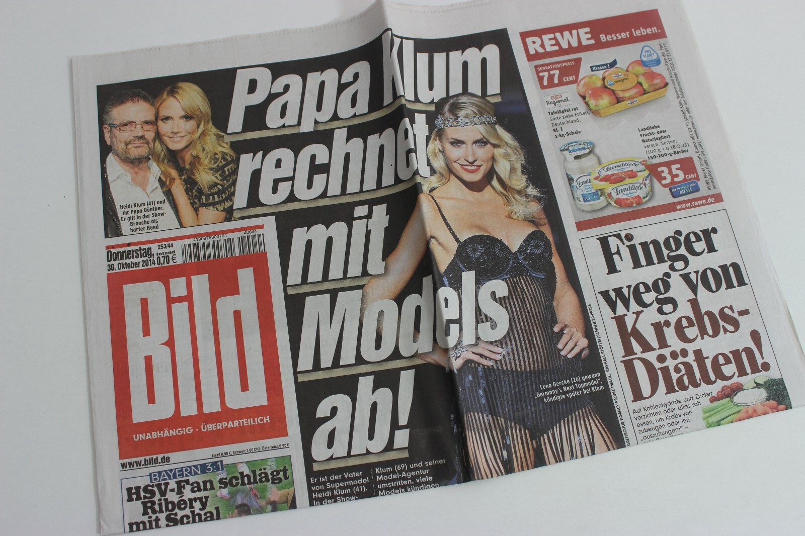 BILDzeitung 30/10/2014 October 30/10/2014 Special Occasion Gift