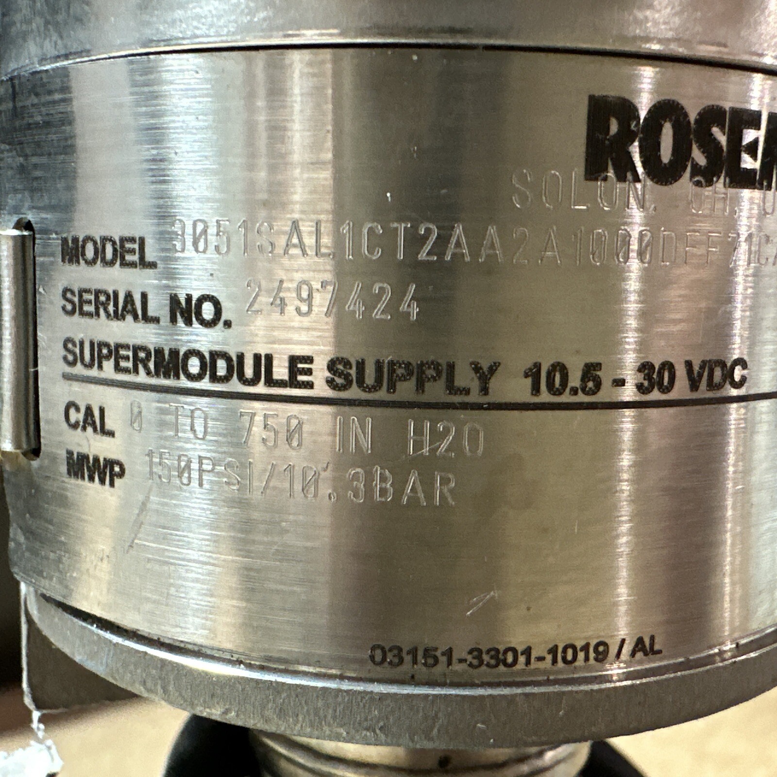 Rosemount 3051SAL1CT2AA2A1000DFF71CA00K5 Flange-Mounted Liquid Level Transmitter