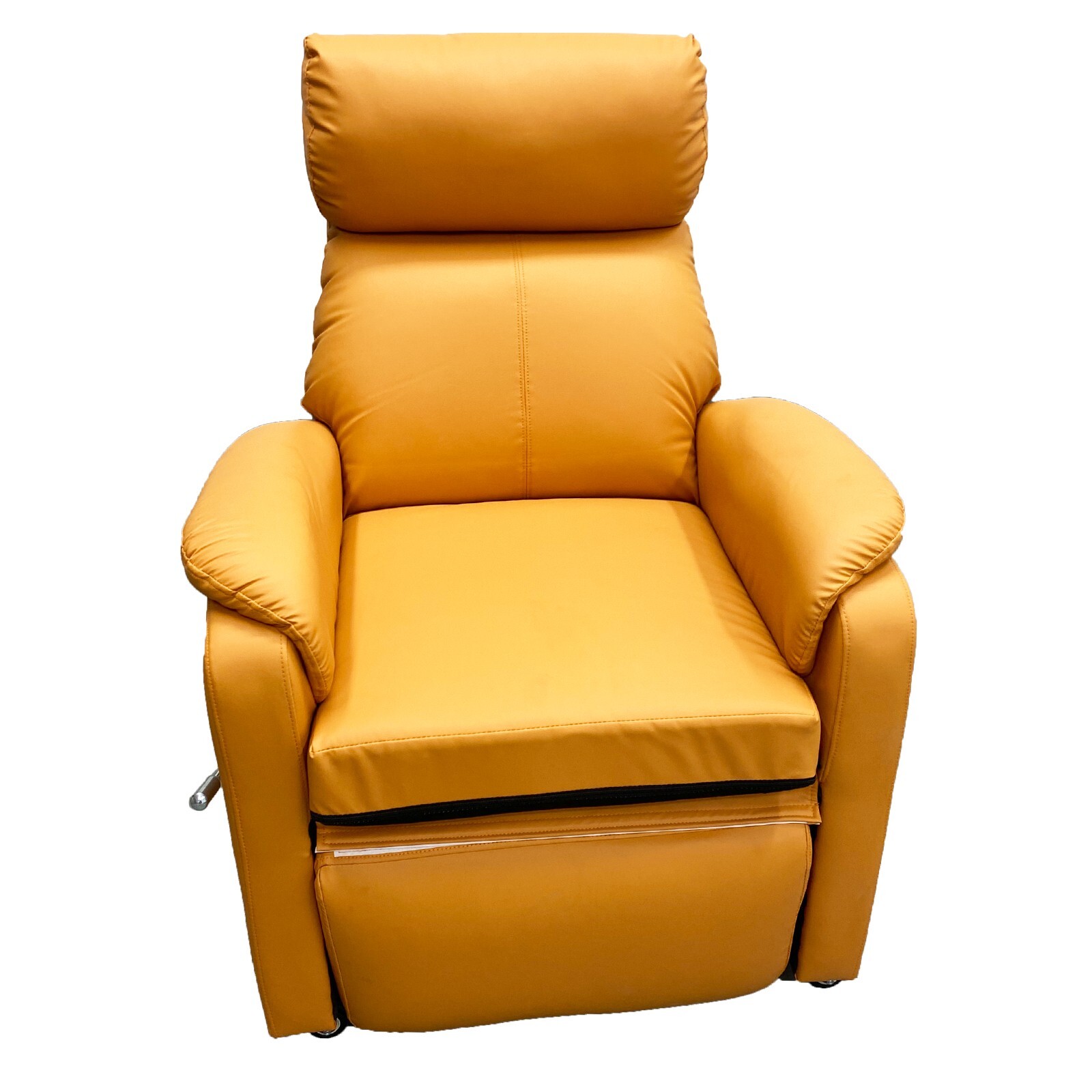 Orange Multi-functional Sofa Chair Manual Adjustable Beauty Massage Bed Chair